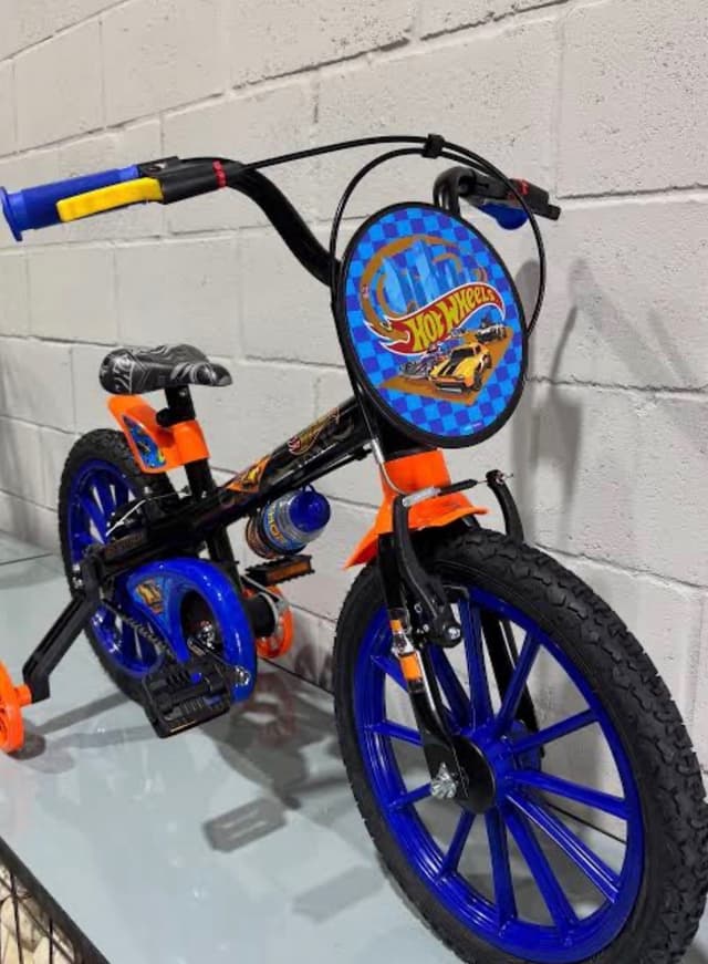 BICICLETA HOT WEELS ARO 16 NATHOR