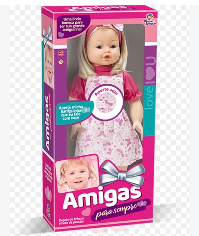 BONECA AMIGAS PARA SEMPRE