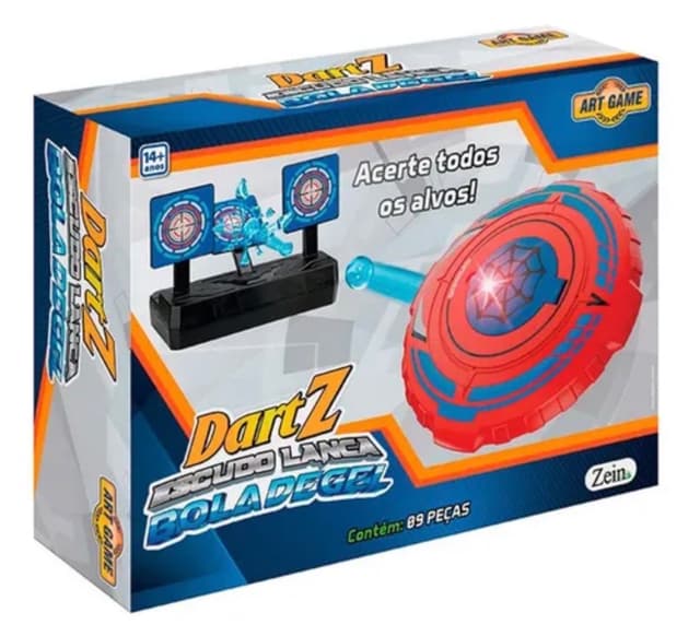 DART Z ESCUDO LANÇA BOLA DEGEL